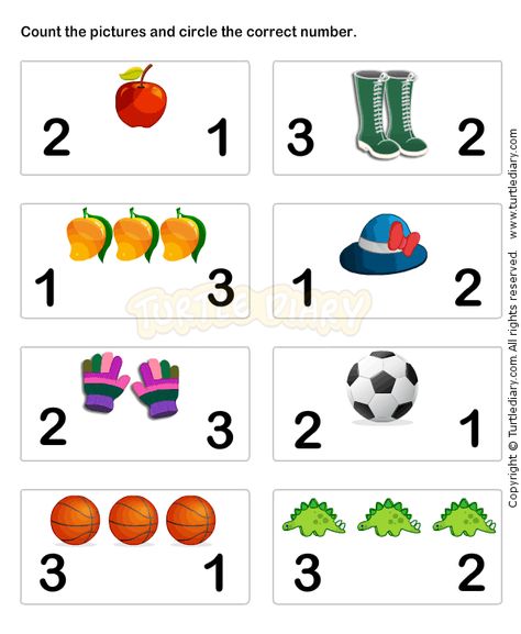 Learn Numbers Worksheet3 - math Worksheets - preschool Worksheets Number Recognition Worksheets, Nursery Worksheets, Preschool Math Worksheets, Kids Worksheets Preschool, Free Preschool Worksheets, Counting Numbers, Kids Math Worksheets, Numbers Preschool, Aktivitas Montessori