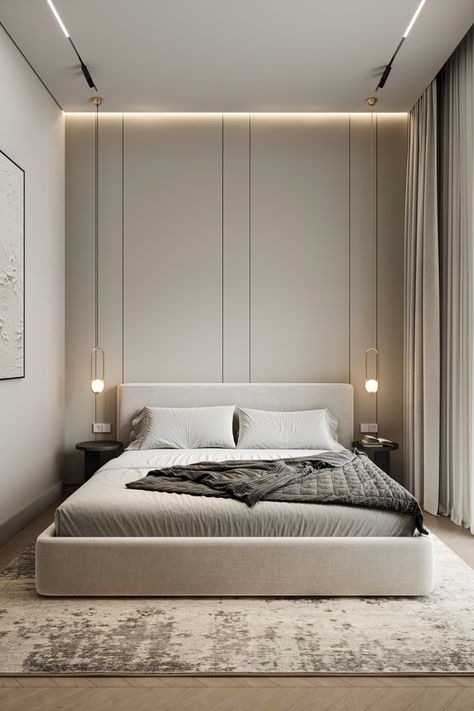 Explore stunning bedroom design ideas to give your bedroom a fresh, new look. These bedroom ideas will help you create a space that's both functional and beautiful Minimalist Aesthetic Bedroom, Sleeping Room Design, Stylish Room Decor, Small Bedroom Interior, Aesthetic Bedroom Decor, Minimal Bedroom, Home Hall Design, Bedroom Décor, Modern Bedroom Decor