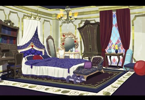 Twisted Wonderland Boyfriend, Weird Person, Wonderland Room, Disney Twisted Wonderland, Boyfriend Scenarios, Episode Interactive Backgrounds, Anime Places, Bedroom Artwork, College Room