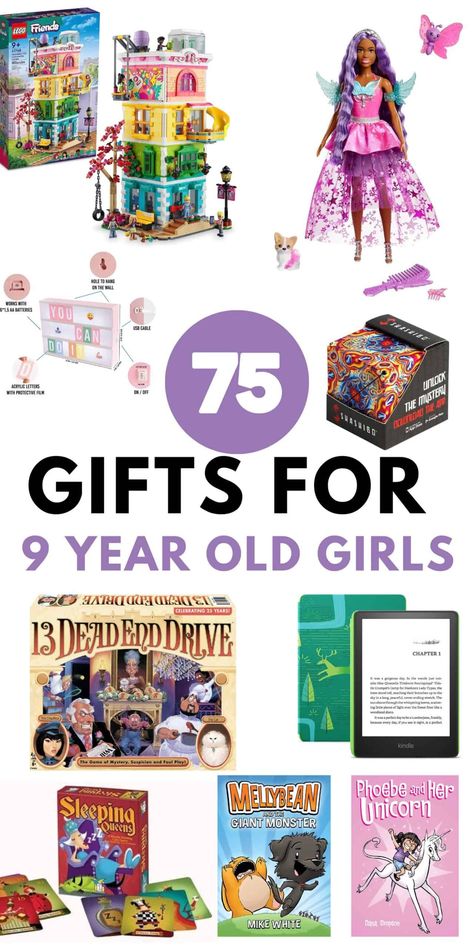 Unique Gifts for 9 Year Old Girls - Imagination Soup Gifts For 7 Year Girl, Gifts For 8 Year Girl, Gifts For 9 Year Girl, Gifts For Girls 8-10, Goody Bag Ideas, Unique Gifts For Girls, Gifts 2023, Fun Christmas Activities, Cool Toys For Girls