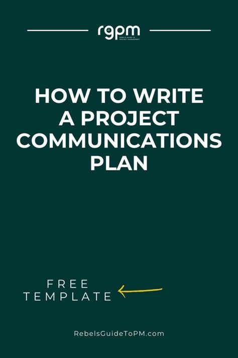 How to Write a Project Communications Plan + Free Template 6 Communication Template, Communication Plan, Communication Plan Template, Town Hall Meeting, Project Management Templates, Marketing Department, Communications Plan, Project Board, Success Criteria