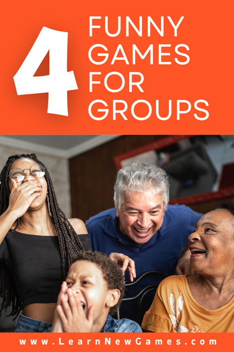 "Unleash the fun with hilarious games perfect for uproarious group gatherings! 🎉😂 #GameNight #PartyGames"" Funny Games For Family Gatherings, Hilarious Group Games, Large Group Games For Teens, Games For Adults Group Funny, Funny Group Games, Party Bus Games, Group Chat Games, Games For Big Groups, Games For Groups