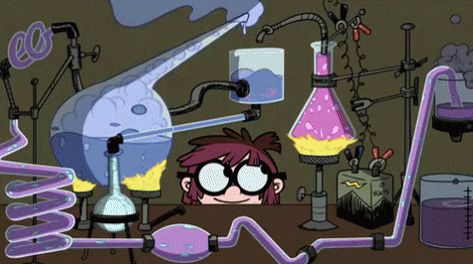 Science! GIF - LoudHouse LoudHouseSeries LoudHouseGIFS - Discover & Share GIFs Galaxy Flip Wallpaper, Science Gif, Art Aestethic, Chemistry Practical, Lisa Loud, Flip Wallpaper, Compounds And Mixtures, Lucy Loud, Chemical Change