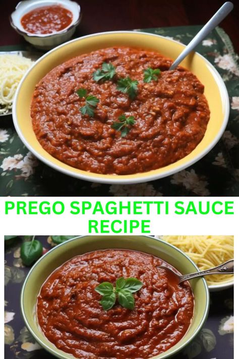 Homemade Prego Sauce Recipe, Prego Spaghetti Sauce Recipe, Prego Sauce Recipe, Homemade Meat Sauce Spaghetti, Homemade Spaghetti Sauce San Marzano, Prego Spaghetti Sauce Recipe For Canning, Spicy Spaghetti Meat Sauce, Copycat Prego Spaghetti Sauce, Prego Sauce