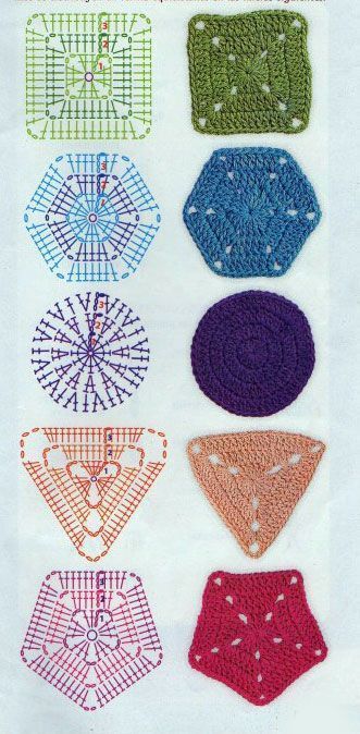 Motif Kait, Virkning Diagram, Corak Menjahit, Háčkované Lemy, Crochet Geek, Mode Crochet, Crochet Design Pattern, Crochet Hexagon, Crochet Blocks