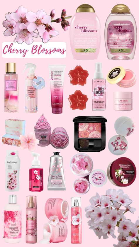 Cherry Blossom 🌸 #cosmetics #cherryblossom #cherryblossoms How To Smell Like Cherry Blossom, Cherry Blossom Perfume, Combo Skin Care, Scent Combos, Cherry Scent, Cherry Blossom Scent, Blossom Perfume, Preppy Inspiration, Body Hygiene