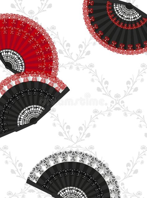 Spanish Fans. Patterned background with spanish fans #Sponsored , #PAID, #Paid, #Fans, #fans, #spanish, #Spanish Spanish Design Graphic, Spanish Background, Spanish Fan, Menu Drink, Patterned Background, Stock Photography Free, Professional Business Cards, Graphics Design, Design Branding