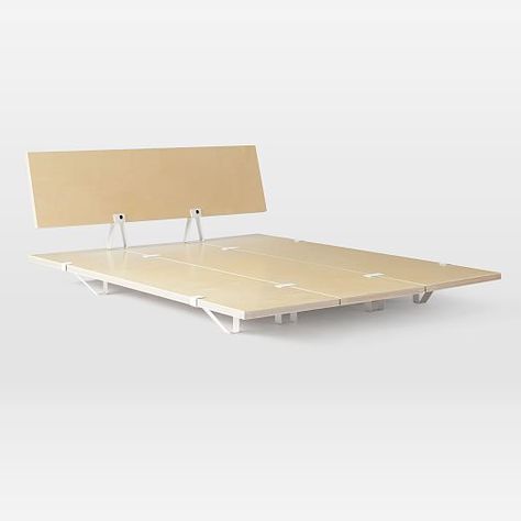 Floyd Platform Bed, Floyd Detroit Bed Frame, Floyd Bed Frame, Platform Beds With Storage, Construction Bed, Floyd Bed, Platform Bed Headboard, Beds Queen, Construction Bedding