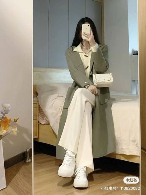 Elegant Dresses Korean, Cute Winter Outfits Korean, Korean University Outfit, Korean Office Outfit, Korean Casual Outfits, Everyday Fashion Outfits, Quick Outfits, Classy Work Outfits, Easy Trendy Outfits