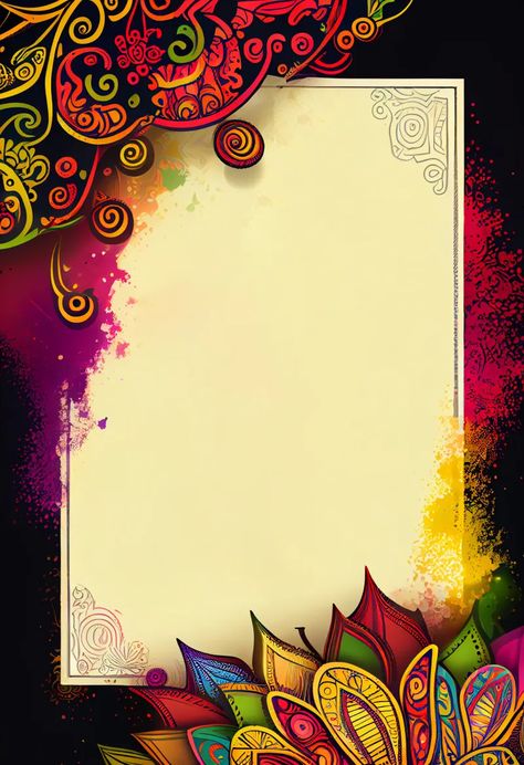 Free Holi Card Template Image Holi Invitation Card Template, Holi Template Background, Holi Card Ideas, Holi Templates, Holi Invitation Card, Invitation Card Design Creative, Holi Invitation, Holi Cards, Holi Design