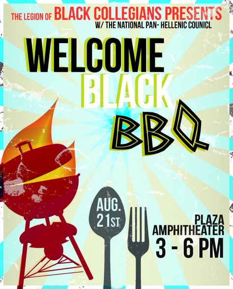 BBQ Flyer Black Student Union Event Ideas, Bsu Event Ideas, Black Student Union Poster Ideas, Black Student Union Ideas Events, Bsu Events, Black Student Union Ideas, Bsu Ideas, Black Student Union, Bbq Flyer