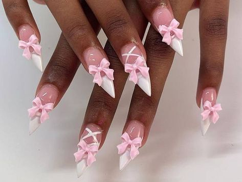 Nails Bow, Nails Coquette, Nails Charms, 2023 Makeup, Coquette Nails, Nails Dark, Nails Brown, Short Square Nails, Nails Square