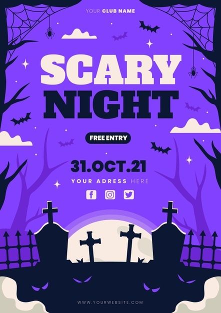 Halloween Campaign Design, Halloween Event Flyer, Halloween Poster Ideas, Halloween Web Design, Corporate Halloween Party, Halloween Newsletter, Fun Fact Design, Halloween Event Poster, Halloween Design Graphic