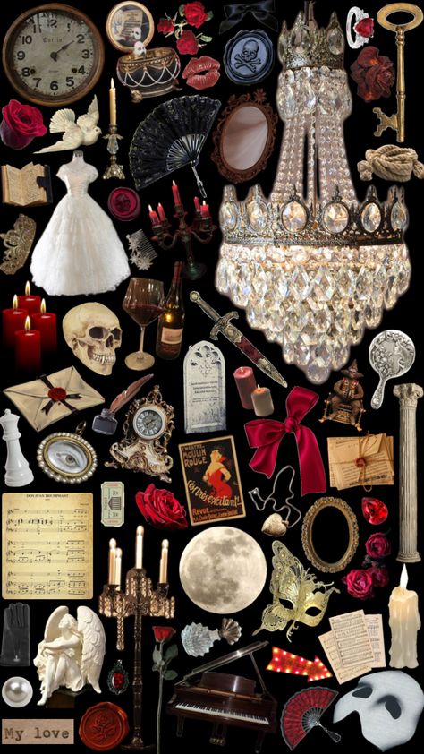 phantom of the opera aesthetic🖤🌹 #phantomoftheopera #lockscreen Phantom Of The Opera Movie Scenes, Phantasmagoria Aesthetic, Phantom Of The Opera Sweet 16 Ideas, The Phantom Of The Opera Aesthetic, Phantom Of The Opera Theme, Phantom Of The Opera Party, The Opera Aesthetic, Phantom Of The Opera Aesthetic, Phantom Of The Opera Masquerade