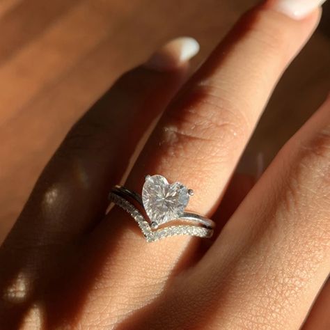 Faster shipping. Better service Heart Shaped Wedding Rings, Heart Shaped Ring, Heart Wedding Rings, Heart Engagement, Heart Promise Rings, Heart Engagement Rings, Diamond Heart Ring, Engagement Ring Shapes, Heart Shaped Rings