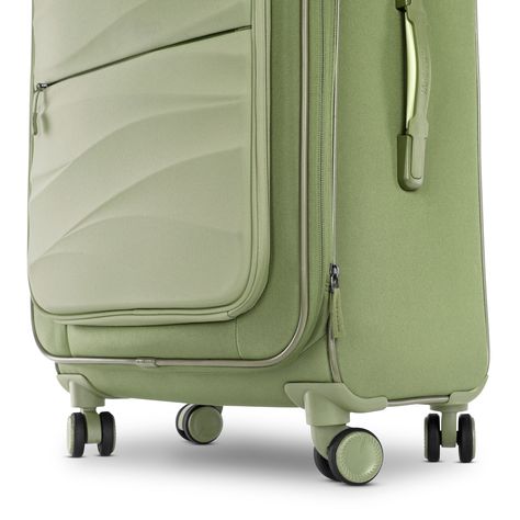 Discover the ultimate travel companion with the American Tourister Cascade Soft side Lightweight Spinner Luggage. Engineered for durability and convenience, this luggage boasts a lightweight design and durable polyester fabric construction, ensuring your belongings stay safe and secure on every journey. Maneuver through busy terminals effortlessly with four multi-directional spinner wheels, while the spacious interior and multiple pockets keep your items organized. Complete with a telescoping ha Cute Luggage, Osprey Packs, Luggage Shop, Carry On Size, Fabric Construction, Spinner Luggage, American Tourister, Tablet Sleeve, Luggage Sets