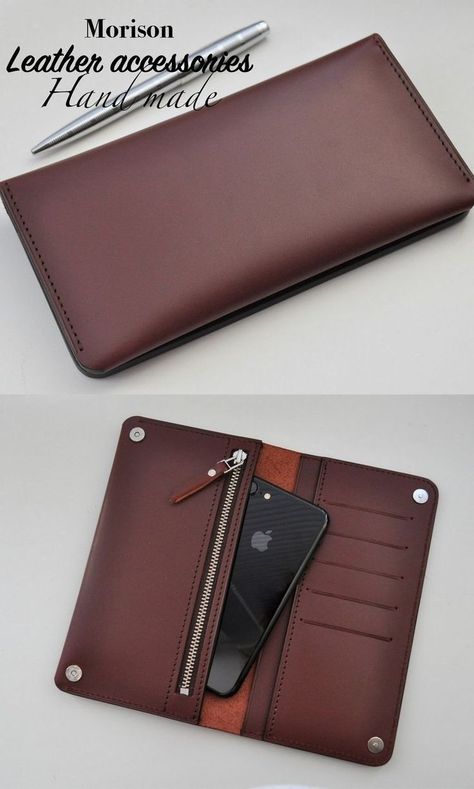 Men's Leather Wallet, Womens Leather Wallet, Leather Iphone Wallet, Leather Accessories Handmade, Leather Wallet Pattern, Custom Wallet, Brown Leather Wallet, Leather Card Wallet, Mens Wallet