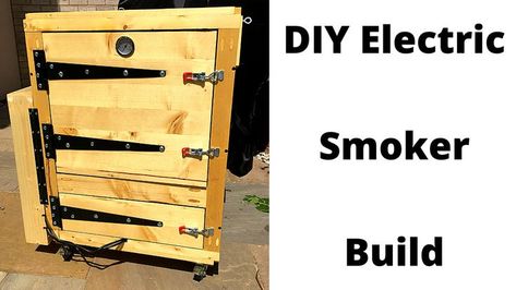 Smoker Build, Pocket Holes, Pocket Hole Joinery, Electric Smoker, Pocket Hole, Do It Yourself, Joinery, How To Build, How To Make An