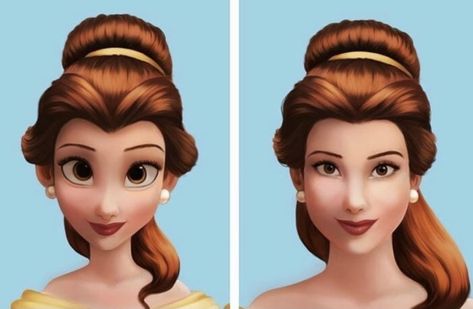 Face Proportions, Princesses Disney, Disney Brave, Snow White Disney, Merida Brave, Disney Pocahontas, Cinderella Disney, Mermaid Disney, Belle Beauty