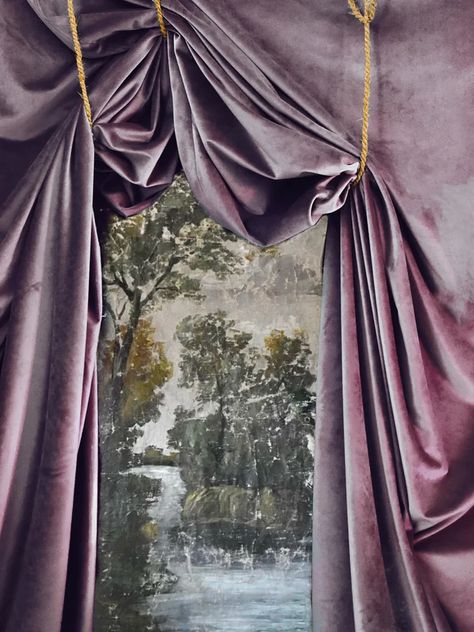 Speak Now Taylor Swift Aesthetic, Purple Curtain, Speak Now Taylor Swift, Canvas Backdrop, Jennifer Lanne, Vintage Backdrop, Theatre Curtains, Paintings Artwork, Stage Design