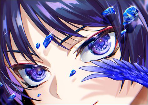 HAG on Pixiv :)) pretty eyes <33 #GenshinImpact #Scaramouche #Wanderer #Scara Genshin Impact Eyes, Genshin Eyes, Genshin Scaramouche, Scaramouche Wanderer, Wanderer Art, Art Icon, Pretty Eyes, Light Of My Life, I'm A Simp