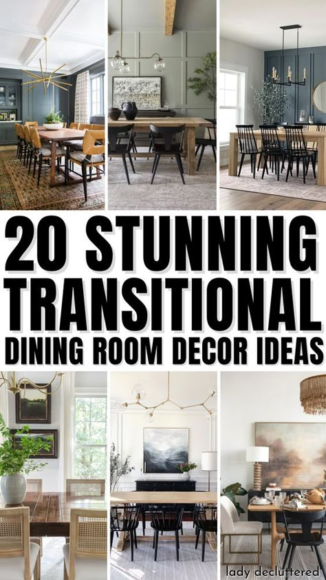 Transitional Dining Room Decor, Moving Into A New House, Transitional Dining Room, Transitional Decor Living Room, Living Room Decorating Ideas, Living Room Decorating, Inspire Me Home Decor, Living Room Decor Ideas, Design Apartment