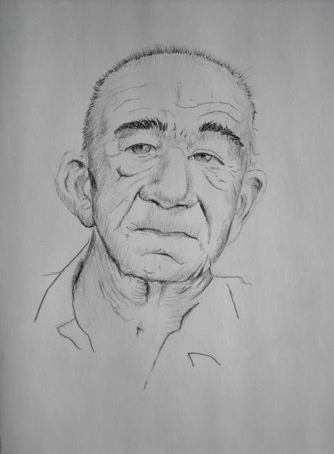 Old Face Sketch, Old Man Face Sketch, Portrait Drawing Man, Old Man Face Drawing, Old Man Portrait Drawing, Old Men Drawing, Old Person Drawing, Old Man Sketch, Old Man Drawing