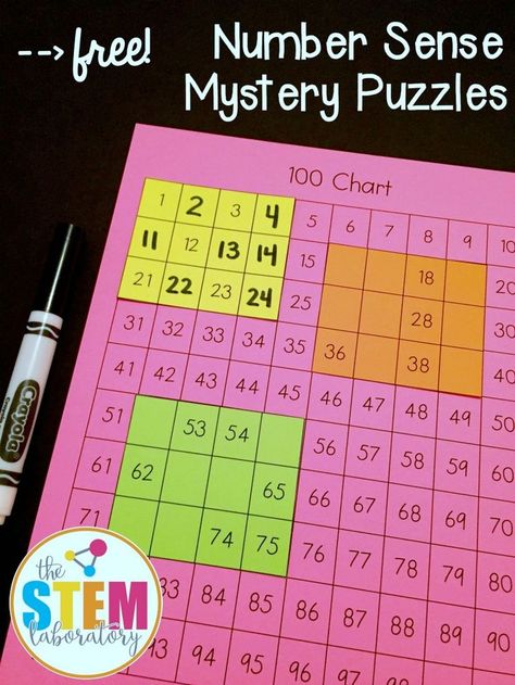 Free number sense mystery puzzles! What a fun way to practice place value in kindergarten or first grade. Mystery Puzzles, Number Sense Activities, Math Number Sense, Math Groups, Math Intervention, Teaching Time, Education Activities, Language Spanish, Second Grade Math