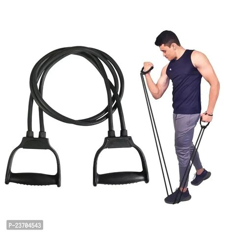 MANOGYAM Double Toning Tube | Exercise Resistance Tube | Stretching Tube | Full Body Workout | Toning Tube | Gym Exercise Equipment | Fitness Accessories | Elastic Band for Men Women Resistance Band Exercises For Men, Workout Toning, Gym Gear For Men, Exercises For Men, Resistance Tube, Band Exercises, Exercise Bands, Fitness Gadgets, Fitness Accessories