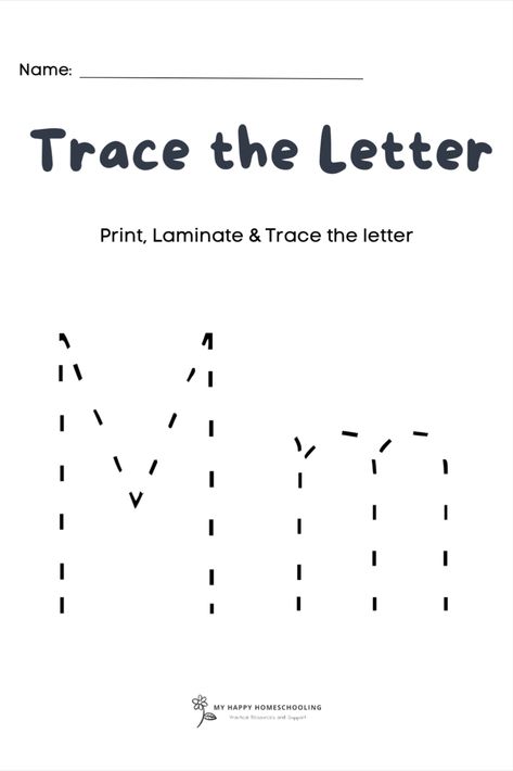 Letter M Lesson Plans Preschool, Letter M Tracing For Preschool, Letter M Tracing Worksheet, M Is For Craft, Letter M Worksheets For Preschool, M Tracing Worksheet, Letter M Crafts For Preschoolers, M Activities For Preschool, Letter M Activities For Preschool