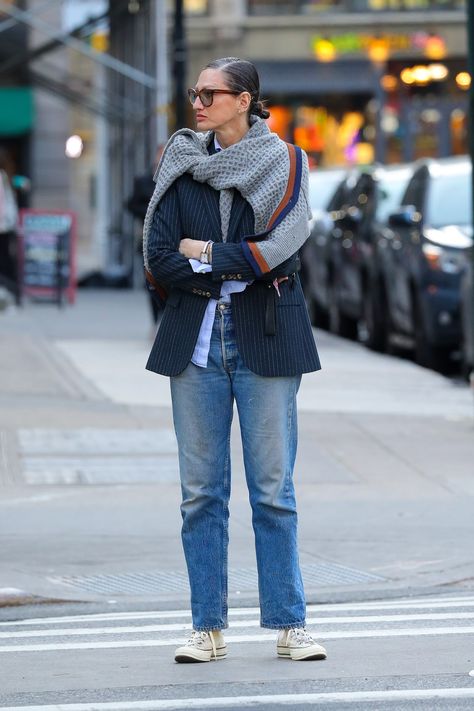 Jenna Lyons Style, Jenna Lyons, Modus Operandi, Style Star, Androgynous Fashion, Cooler Look, Carrie Bradshaw, Jena, 가을 패션