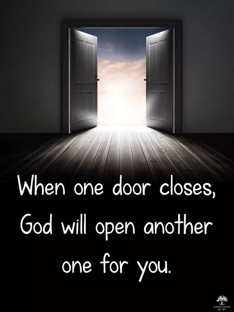 Amen! Yes He Will!!  God ALWAYS come through for us if we trust and believe in Him!!💖 God Always Comes Through, Always Put God First Quotes, God Will Open Doors Quotes, When God Opens Doors Quotes, When God Closes A Door Quotes, My Door Is Always Open Quotes, Change Habits, When One Door Closes, Changing Habits