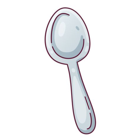 Spoon Kitchen Cartoon Spoon Clipart, Spoon Illustration, Spoon Cartoon, Spoon Drawing, Kitchen Cartoon, Cereal Boxes, Girl Drawings, Wedding People, Simple Illustration