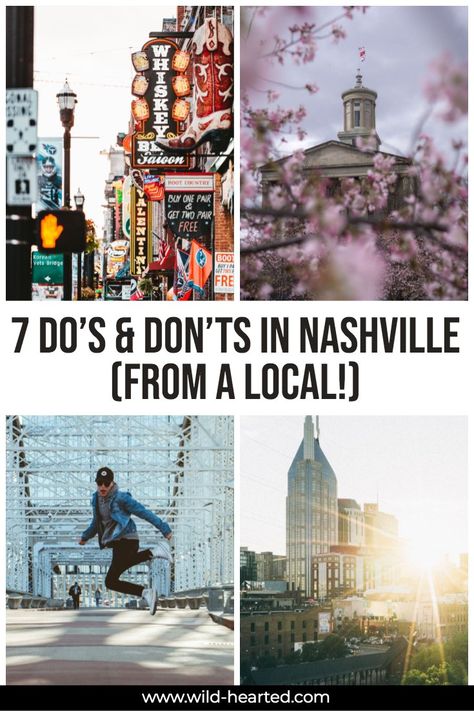 Nashville Tourist Attractions | 10 Do's and Don'ts (from a Local!!) Nashville 2023, Nashville Girls Weekend, Nashville Itinerary, Nashville Things To Do, Nashville Tennessee Vacation, Nashville Murals, Nashville Travel Guide, Nashville Travel, Weekend In Nashville