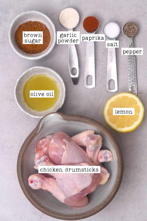 These foolproof air fryer chicken drumsticks are crisp outside and wonderfully tender and juicy in the middle. Ready in practically half the time of baking them, for an easy weeknight dinner! Best Chicken Drumsticks Recipes, Drum Sticks Recipe Air Fryer, Air Frying Chicken Drumsticks, Drumsticks Recipe Air Fryer, How To Make Chicken Drumsticks, Drumstick Air Fryer Recipe, Airfryer Drumstick Chicken, Drum Sticks In Air Fryer, Drum Stick Dinner Ideas