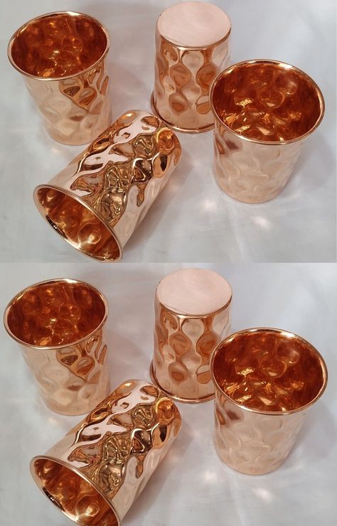 Brass Tumbler, Copper Drinkware, Autumn Foods, Copper Home Accessories, Copper Kitchen Accessories, Copper Tumblers, Royal Kitchen, Health Essentials, Copper Dishes