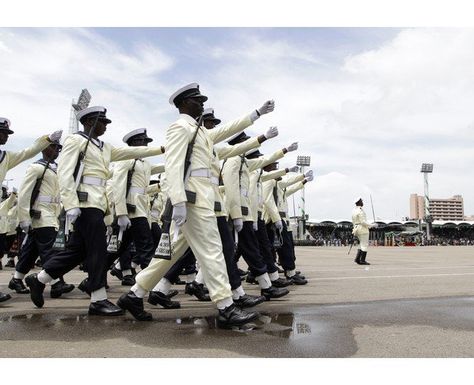 Nigerian Navy declares four wanted for alleged oil theft  Check more at https://xtremenaija.com/nigerian-navy-declares-four-wanted-for-alleged-oil-theft-see-names/ Navy Basic Training, Nigerian Navy, British University, Rear Admiral, Port Harcourt, Entertainment, Navy