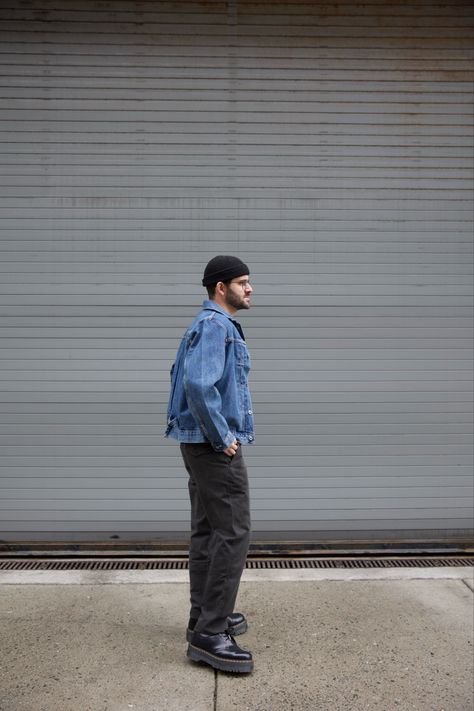 men spring outfit, men denim jacket outfit, men jean jacket outfit, men outfit Men Denim Jacket Outfit, Levis Jacket Outfit, Spring Outfit Men, Denim Jacket Outfit Spring, Jacket Men Outfit, Levi Jeans Outfit, Denim Jacket Men Outfit, Straight Leg Jeans Men, Men Denim Jacket