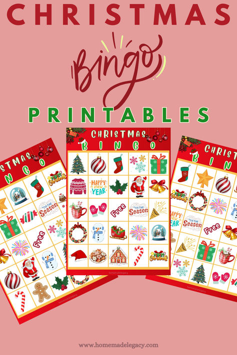 Download Christmas bingo cards printable. 8 bingo cards available. 

#Bingo #ChristmasBingo #Printables #HolidayActivity Christmas Bingo Printable Free 20 Cards, Christmas Bingo Printable Free, Free Christmas Bingo, Bingo Printable Free, Christmas Bingo Printable, Holiday Bingo, Christmas Bingo Game, Christmas Bingo Cards, Holidays With Toddlers