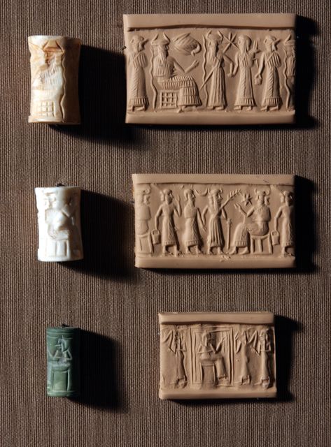 Persian Artifacts, Mesopotamian Gods, Clay Molds, Texture Tools, Cradle Of Civilization, Cylinder Seal, Ancient Near East, University Of Chicago, Wet Suit