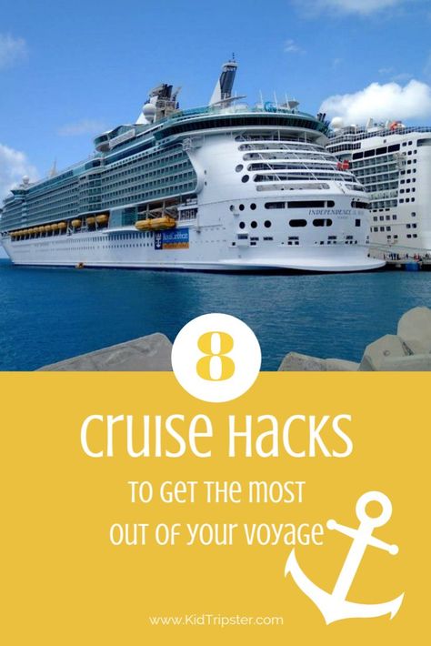 8 Cruise hacks for saving money & getting more out of your family vacation, including what to pack. #cruise #cruising #familycruise #cruisetips #cruisingtips #cruisehacks #cruisinghacks #traveltips #hacks #travelhacks #cruisingwithafamily #cruisingwithkids #familyvacation #familytravel #travelswithkids #travelingwithkids #travelswithteens #travelingwithteens #travelswithgrandparents #travelingwithgrandparents #multigenerational #packing #howtopack #packingtips #packingtricks Cruise Packing Tips, Cruise Planning, How To Book A Cruise, Cheap Cruises, Packing For A Cruise, Alaskan Cruise, Norwegian Cruise, Royal Caribbean Cruise, Photography Beach