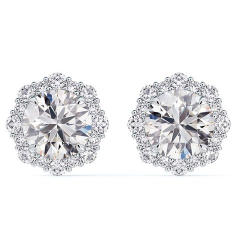 The Forevermark Floral Halo Diamond Stud Earrings are encompassed by a floral halo of smaller diamonds. Take a look at our natural and responsibly sourced earrings here. Carat Size Guide, Classic Diamond Jewelry, Mens Diamond Jewelry, Forevermark Diamonds, Diamond Facts, Faith Tattoo, Mens Diamond Bracelet, Floral Halo, My Universe