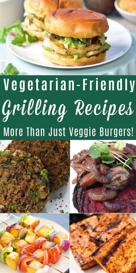 Skip the meat this year, not the grill. These vegetarian grilling recipes are delicious and perfect for grilling season. No boring recipes, just amazing food. Vegetarian Cookout, Vegan Grilling Recipes, Vegetarian Grilling Recipes, Bbq Veggies, Summer Vegetarian Recipes, Vegetarian Grilling, Recipes Sides, Grilling Recipes Sides, Vegetarian Bbq