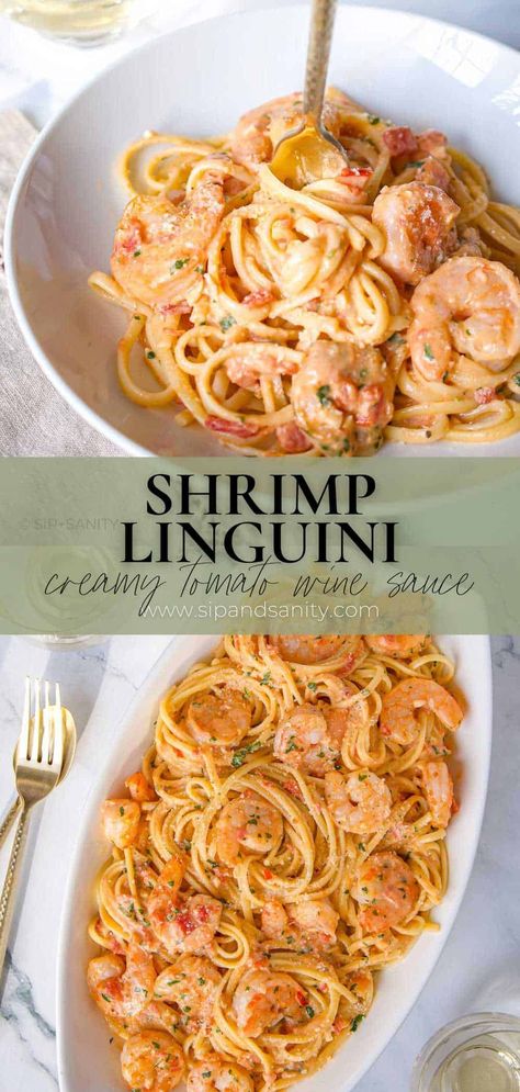 Indulge in a delightful culinary adventure with our Creamy Shrimp Linguine! Perfect for a special date night or intimate dinner party, this recipe is a seafood lover's dream. Try it tonight and let the flavors steal the show! Shrimp Linguine Recipe, Shrimp Linguini, Linguini Pasta, Intimate Dinner Party, Shrimp Linguine, Creamy Shrimp Pasta, Linguine Recipes, Creamy Shrimp, Shrimp Sauce