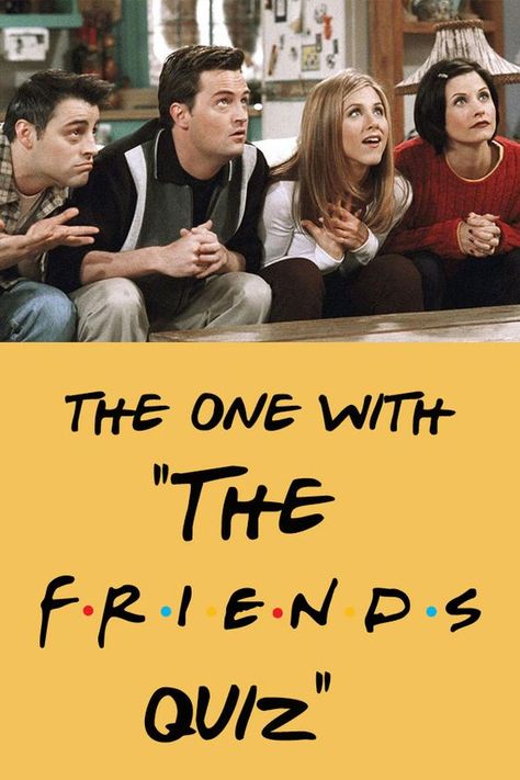 QUIZ: Only People Who Score Above 70% Are TRUE Friends Fans! #quiz #quizzes #buzzfeed #triviaquestionsandanswers #quizzesbuzzfeed #trivia #quizzesforfun #funquiz #friends #tvshow Friends Inspired Cake, Friends Quizzes Tv Show, Friends Sitcom, Friends Quiz, Friends Trivia, Friends Tv Quotes, Best Friend Quiz, Friends Fan, Friend Quiz