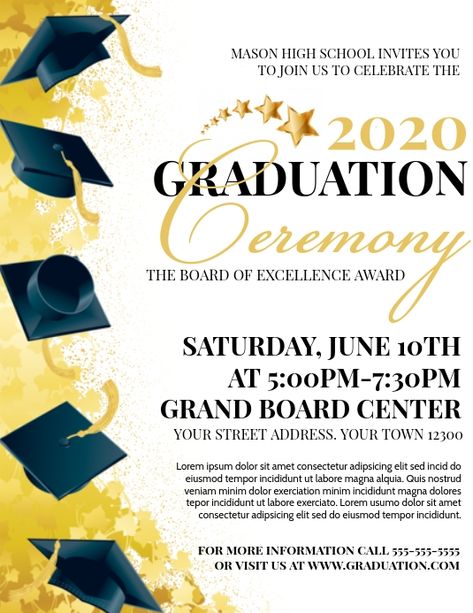 graduation ceremony event flyer, graduation invitation flyers, educational templates, graduation celebration flyers, graduation 2020 flyer templates. Graduation Program Design Templates Free, Graduation Day Template, Graduate Invitation Card Design, Yearbook Templates, Graduation Program, Celebration Graduation, Magazine Graduation Invitation, Graduation Flyers Party Invitations, Memory Quotes