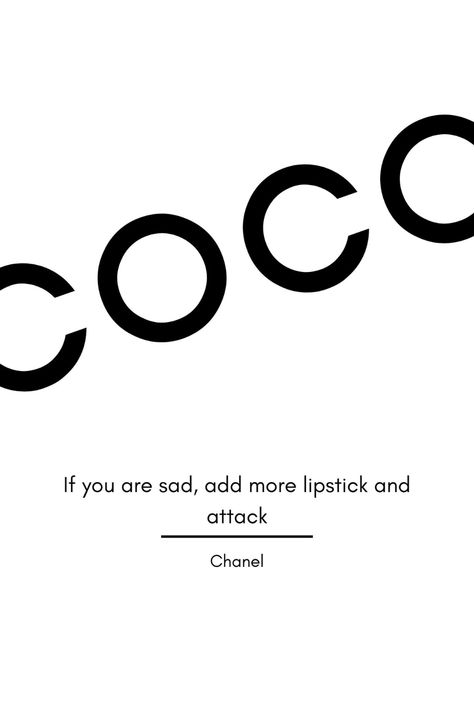 Coco Chanel Quote Chanel Quotes, Bar Gifts, Album Covers, Chanel, Vogue, Bar, Collage, Quotes, Pins