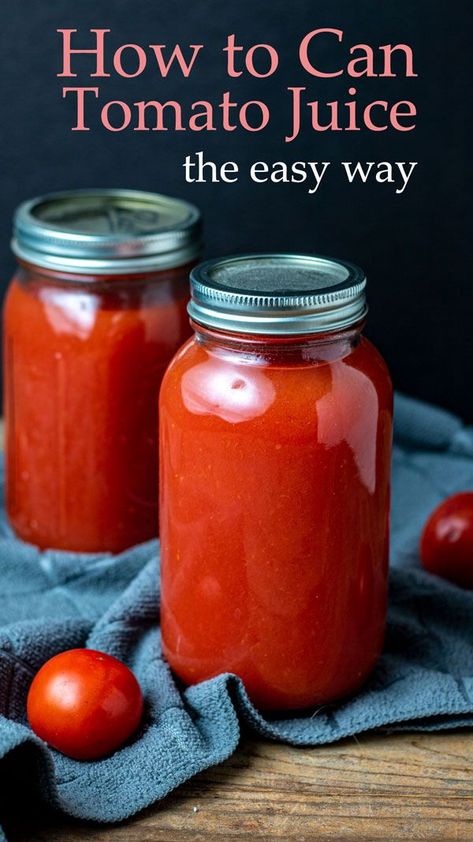 Canning Tomato Juice Water Bath, Tomatoe Juice Canned, Tomato Juice With Juicer, Homemade Tomato Juice For Canning, Canning Juice From Juicer, How To Make Fresh Tomato Juice, Juicing Tomatoes In Juicer, How To Make Tomato Juice At Home, Homemade Tomato Juice Recipes