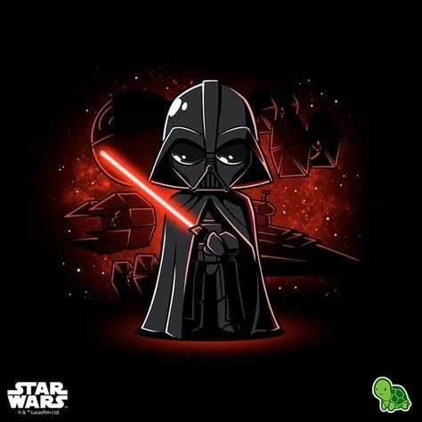 TeeTurtle su Instagram: "The Dark Side has delicious cookies AND cool battleships! 🍪 🛸" Darth Vader Dibujo, Darth Vader Cartoon, Darth Vader Wallpaper, Dark Vader, Star Wars Tee, Star Wars Stickers, Star Wars Design, Star Wars Anakin, Star Wars T Shirt