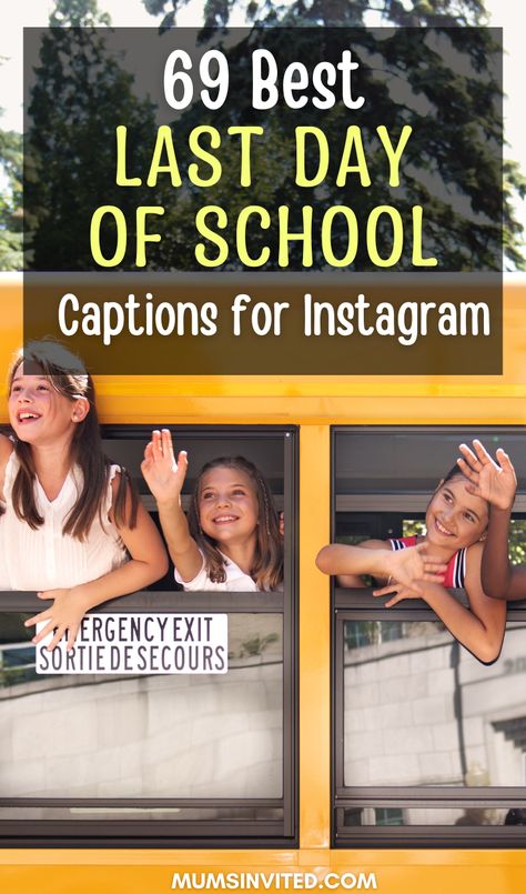 Make your last day of school Instagram posts unforgettable with captions that're funny, emotional & creative! Here are aesthetic quotes to help you express the emotions of saying goodbye to teachers, friends & an exciting school year. We've got you covered from short quips for a quick story to longer captions for a post. Whether you're a graduating senior or friend excited for summer break, our last day of school captions will add the perfect finishing touch to your Instagram memories. Last Day Of Senior Year Quotes, Quotes For Last Day Of School, Last Day Of School Captions Instagram, Last Day Of School Captions, Caption For Teachers, Emotional Captions, Last Day Of School Quotes, School Captions, Last Day Of Senior Year